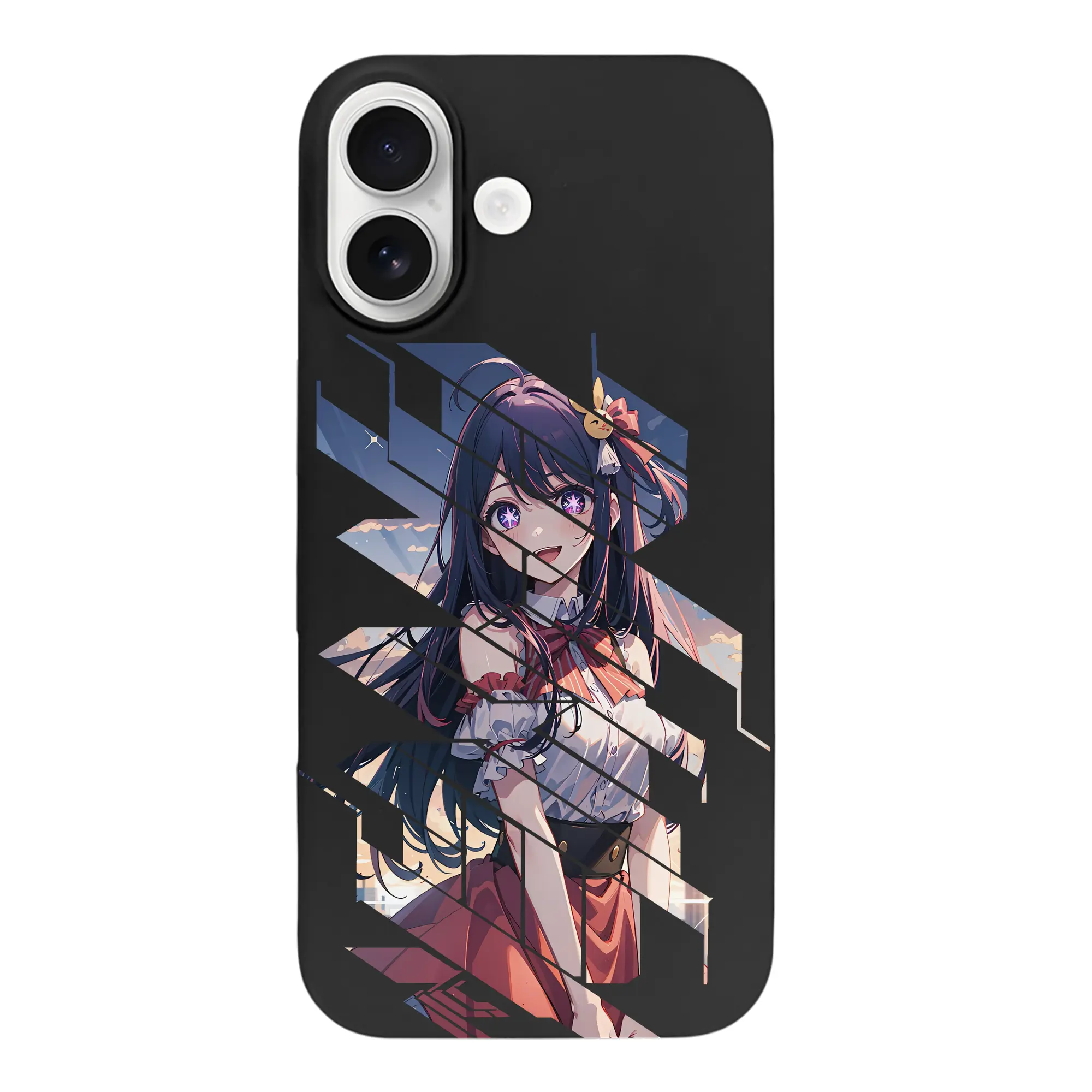 推しの子 グッズ,星野アイ - iPhone 17 シリーズ シリコンケース 薄型 耐衝撃 指紋防止 ソフトタッチカバー 精密フィット 傷防止 保護ケース iPhone 17/17 Air/17 Pro/17 Pro Max 対応